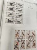 Timbres oiseaux Oman oblitérés set philatélie Bloc feuillet ornithologie