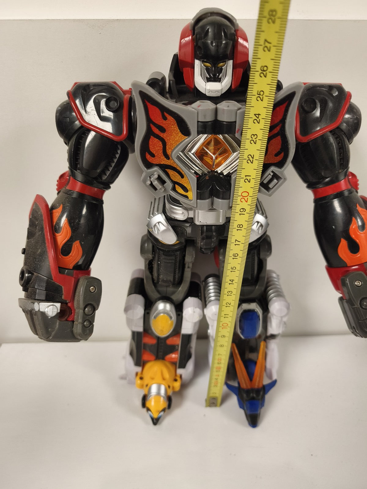 Power Rangers Jungle Fury Megazord Deluxe Jungle Master Robot articulé d'occasio