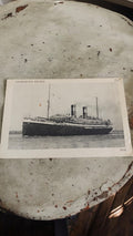 Carte postale ancienne paquebot Asie Chargeurs Réunis photo maritime vintage