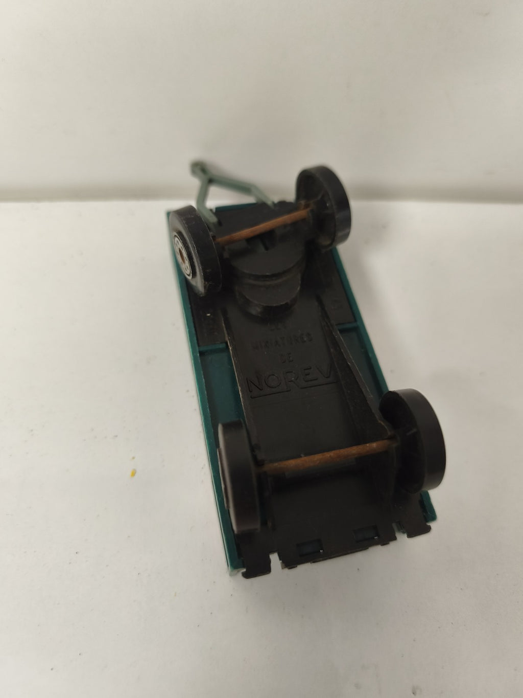 Matchbox Lesney Mercedes remorque miniature verte roues métal occasion