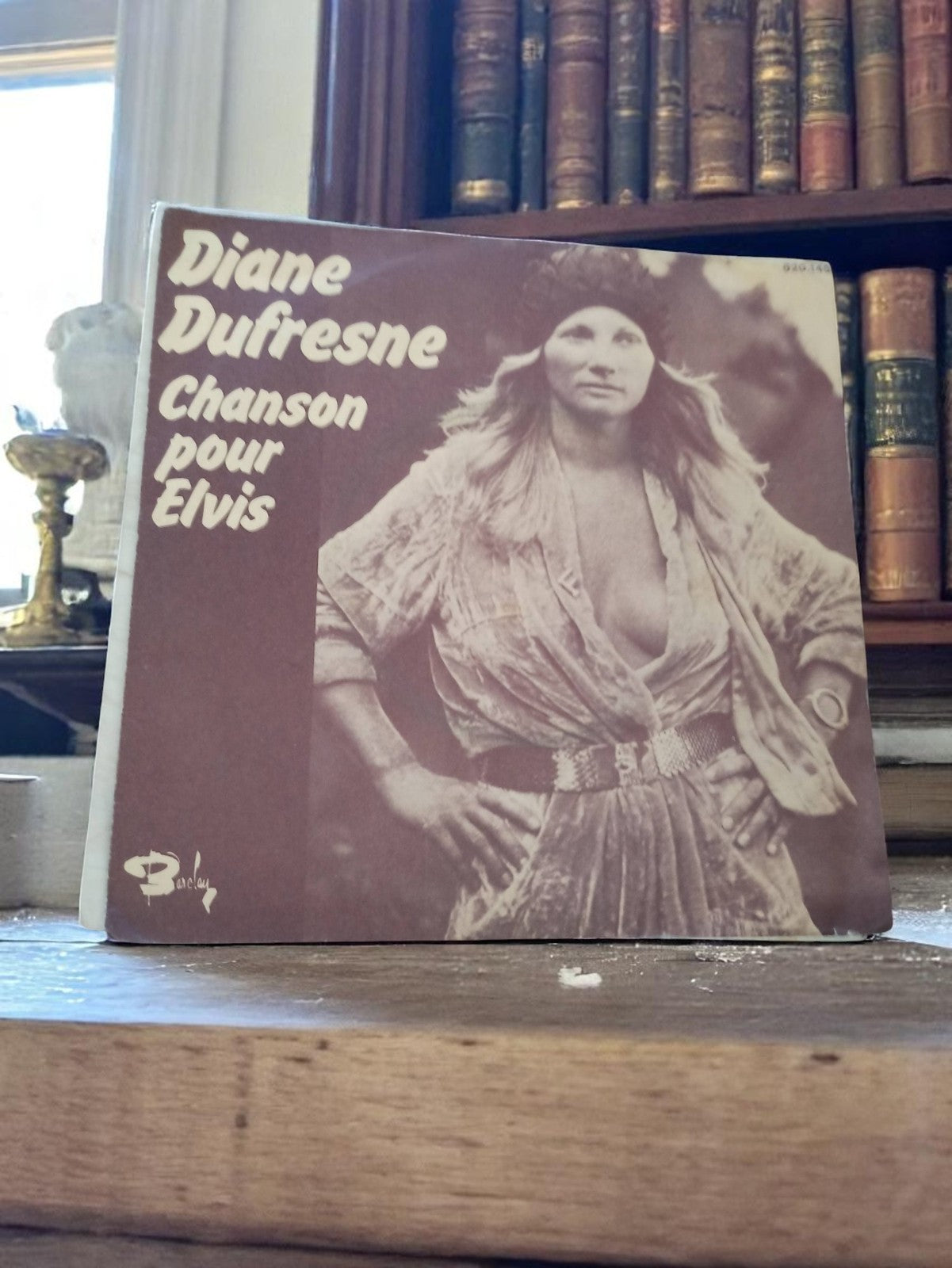 Vinyle 45 tours Diane Dufresne Chanson pour Elvis vintage pochette photo