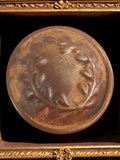 Bouton administration France ancien – motif laurier, vintage historique rare