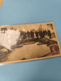 Carte postale ancienne CPA Tombe Soldat Inconnu Paris timbre 15c vintage