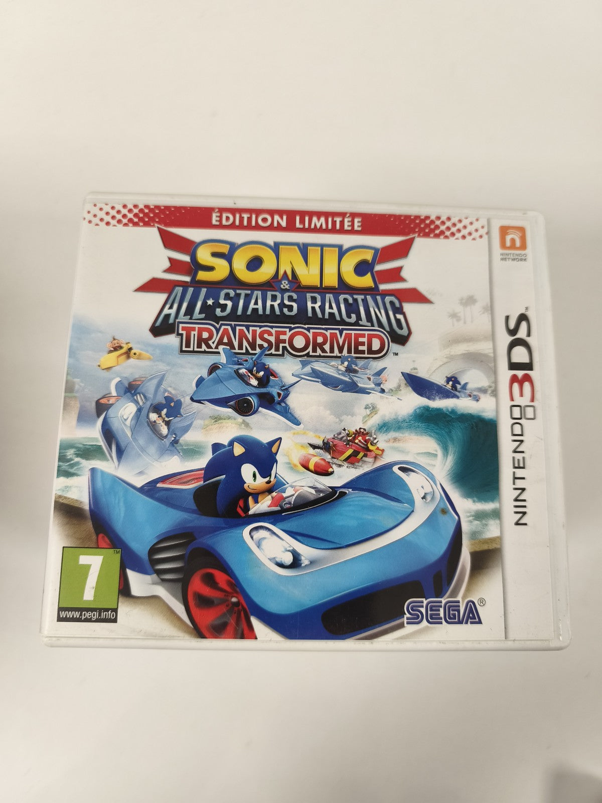 Boîte vide pour Nintendo 3DS Sonic All Star Racing, étui officiel sans cartouche
