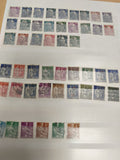 Lot timbres France oblitérés RF Semeuse Marianne couleurs philatélie