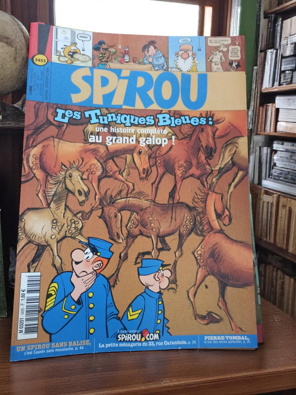 Magazine Spirou n°3455 Les Tuniques Bleues ancien vintage BD collector