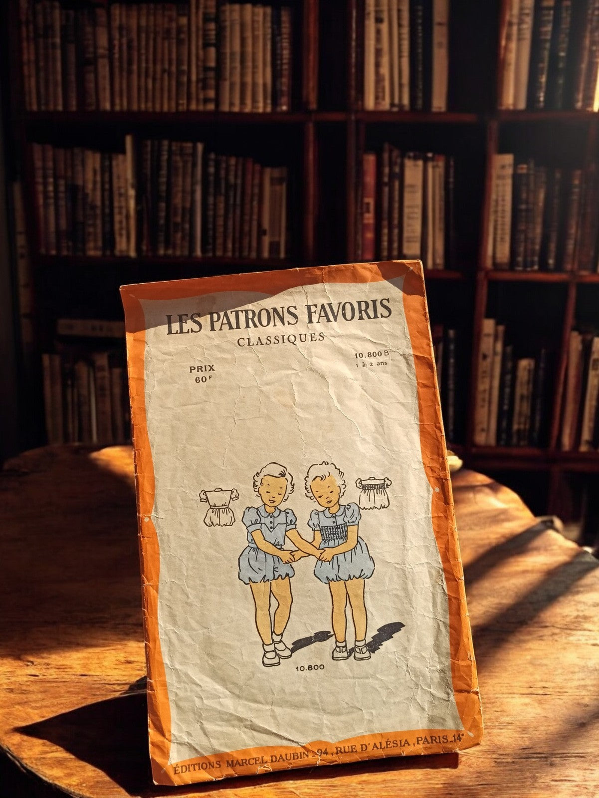 Patron couture ancien Les Patrons Favoris vintage rétro Marcel Daubin Paris