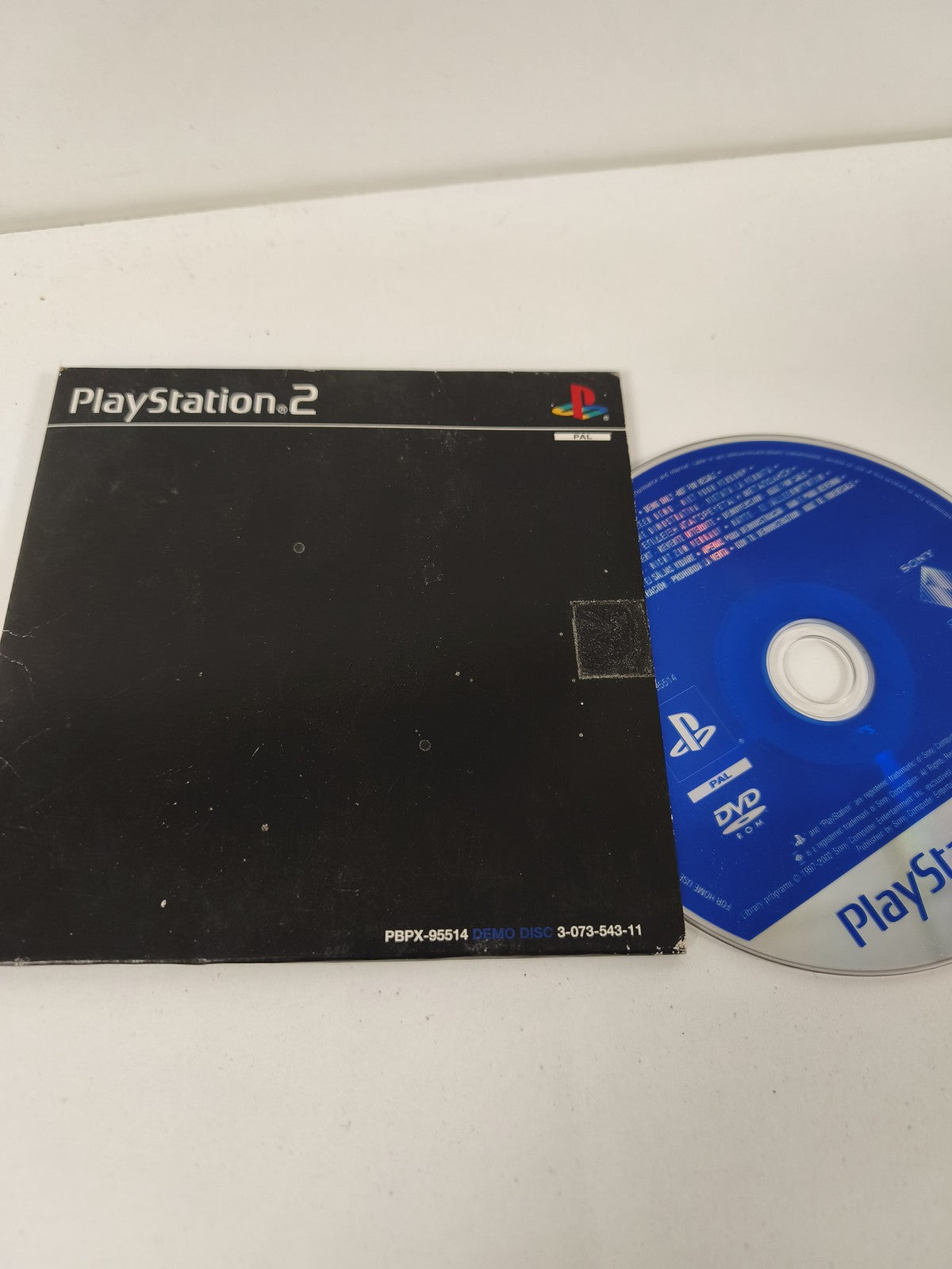 Disque Démo PlayStation 2 original Sony PS2 jeu d?essai compatible console PAL