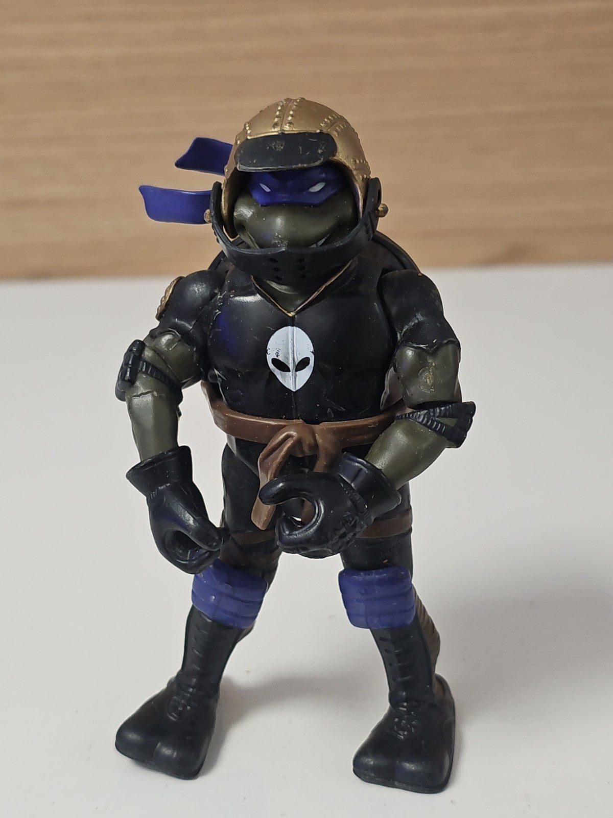 Figurine Ninja Turtles Donatello Battle Biker Playmates Tortues Moto Articulée