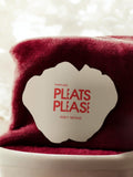 Carte publicitaire parfum Pleats Please Issey Miyake vintage, forme fleur, ancie