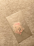 Timbres-poste anciens 10 cents rouges enveloppe philatélie (Ref 12)