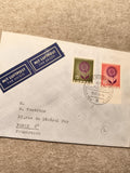 Lettre affranchie timbres Europa 1964 Deutsche Bundespost, cachet Allemagne, Par