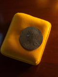 Médaille République Française vintage, profil Marianne, patine ancienne, collect