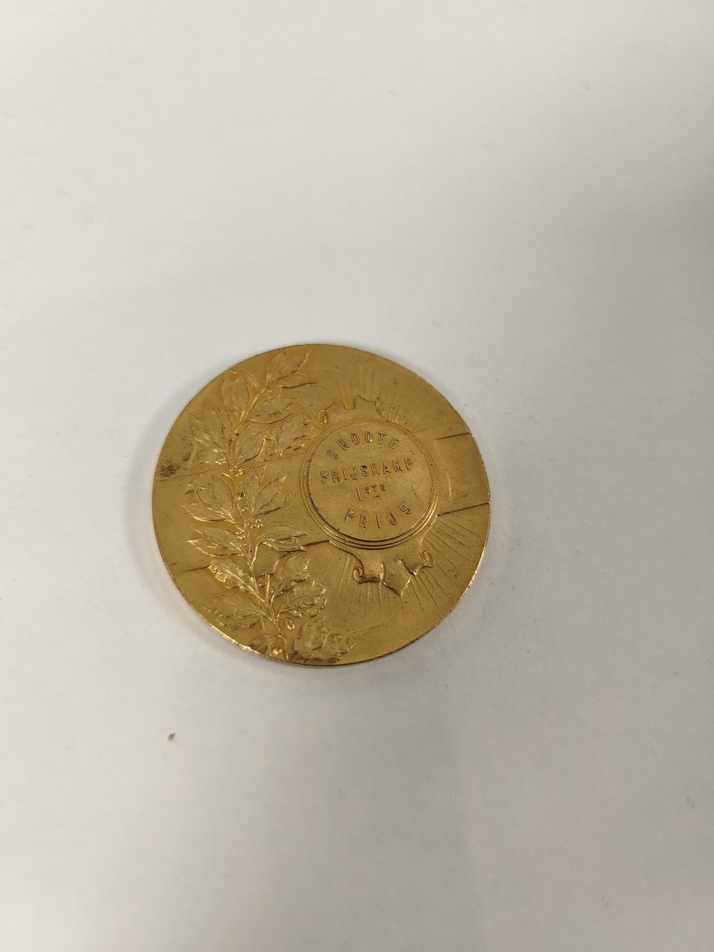Médaille ancienne Het Waessche Neerhof vintage pour collectionneur objet rétro r