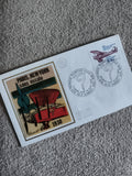 Lettre Premier Jour Paris New York 1930 avion cachets Philatélie (Ref 27)