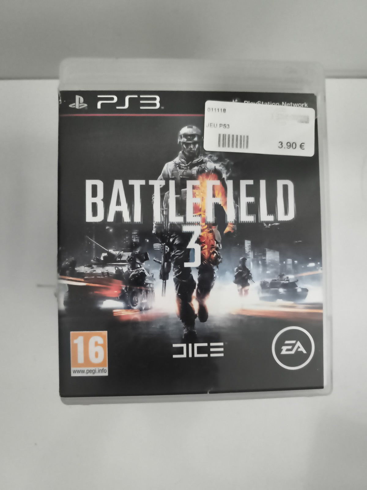 Jeu PS3 Battlefield 3 PlayStation complet DICE EA PEGI 16 FPS