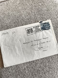 Lettre affranchie Suisse 1952 Lausanne 40c, cachet Comptoir, philatélie France
