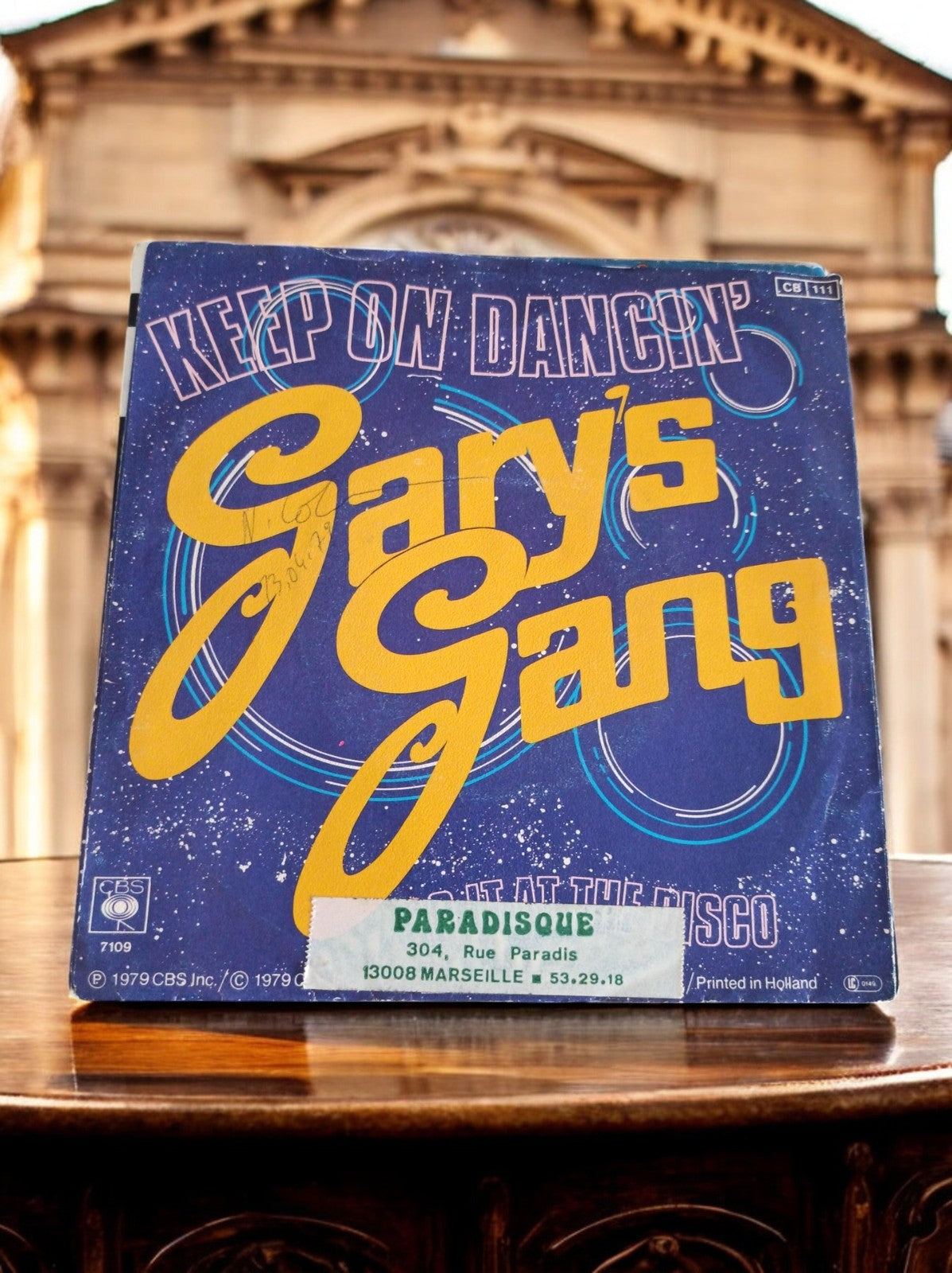 Vinyle 45 tours Gary's Gang CBS Keep On Dancin’ 1979 vintage Paradisque