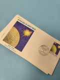 Enveloppe FDC Haute-Volta énergie solaire 1980, illustration soleil, oblitérée