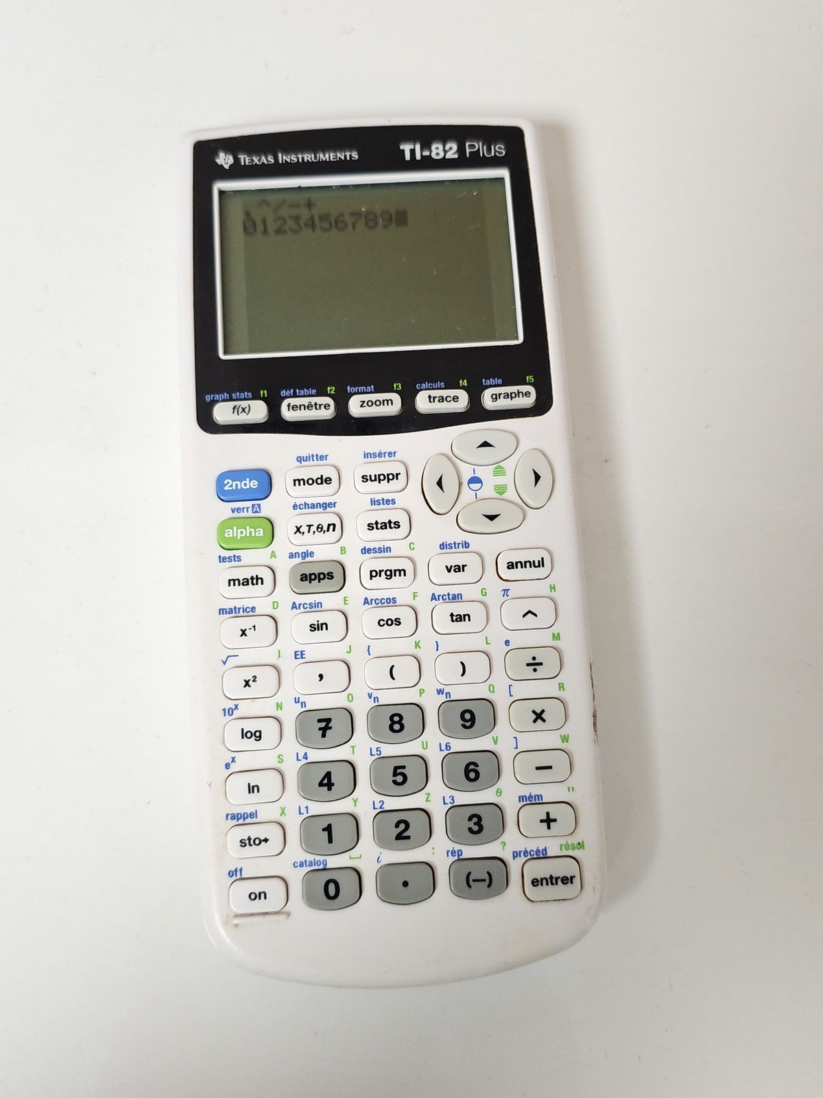 Calculatrice Scientifique TI-82 Plus Texas Instruments Fonctionnelle d?Occasion