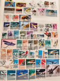 Timbres avion aviation thématique poste aérienne lot Europe timbres philatélie