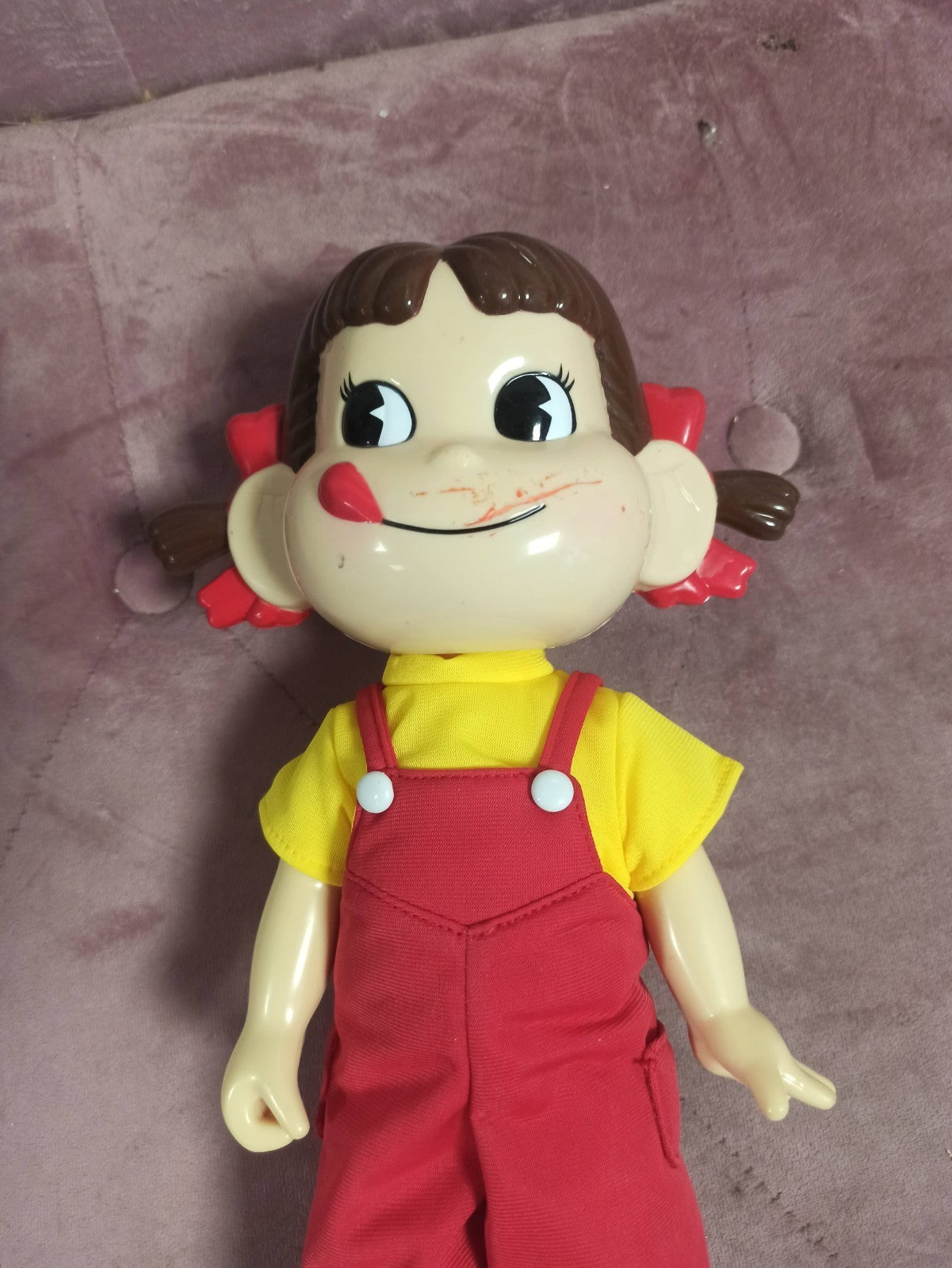 Peko-Chan figurine bobblehead FUJIYA poupée rétro Showa Japon