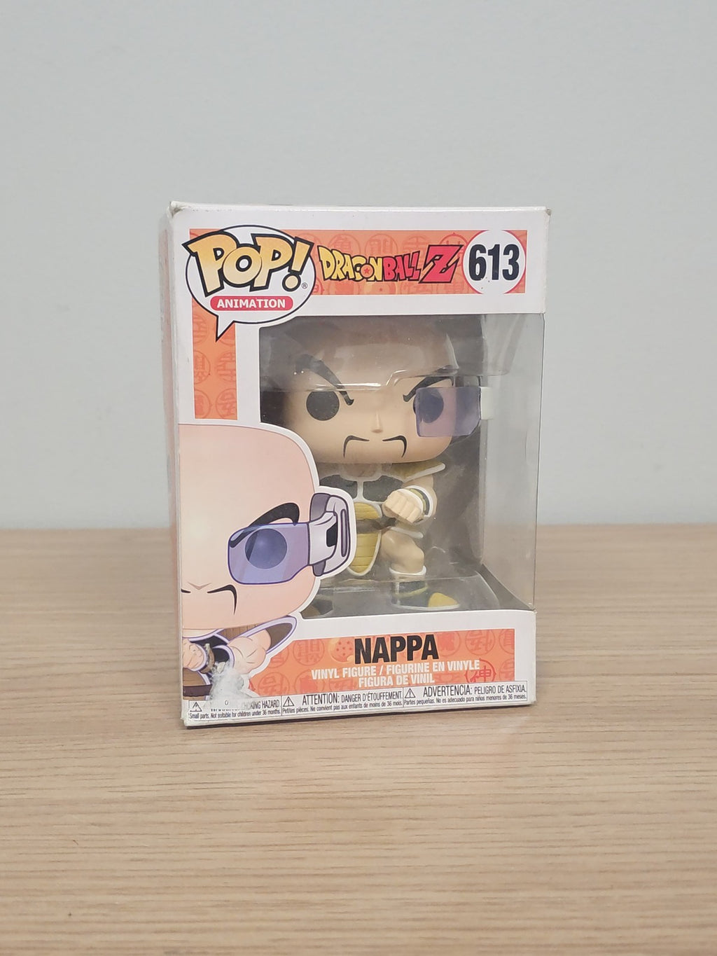 Funko Pop Dragon Ball Z Nappa 613 figurine officielle neuve Funko emballage d?or