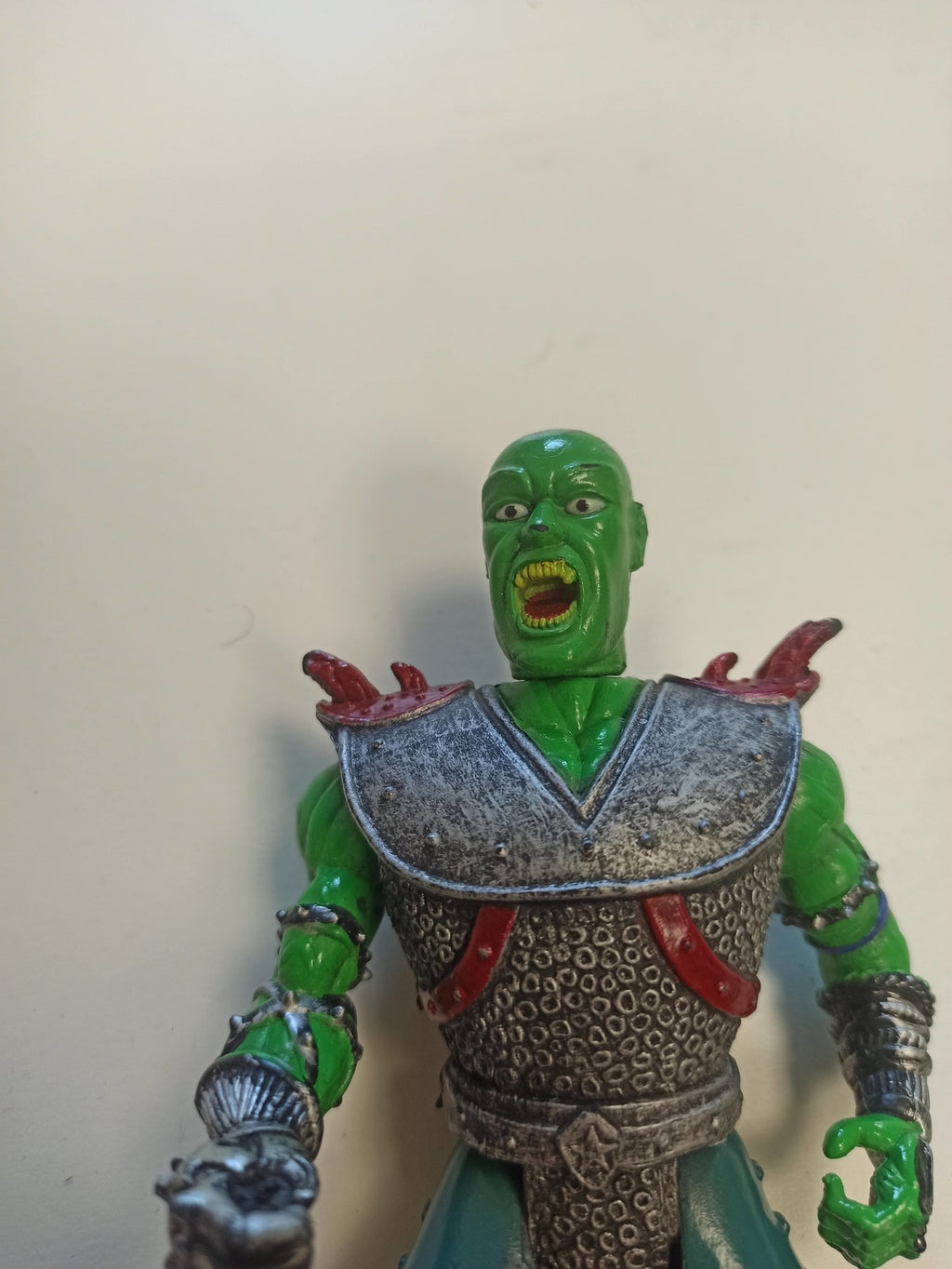 Figurine rétro orc guerrier Mystic Rings années 90, jouet ancien bootleg