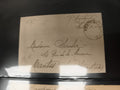 Lettre ancienne oblitérée Mantes philatélie manuscrit XIXe siècle