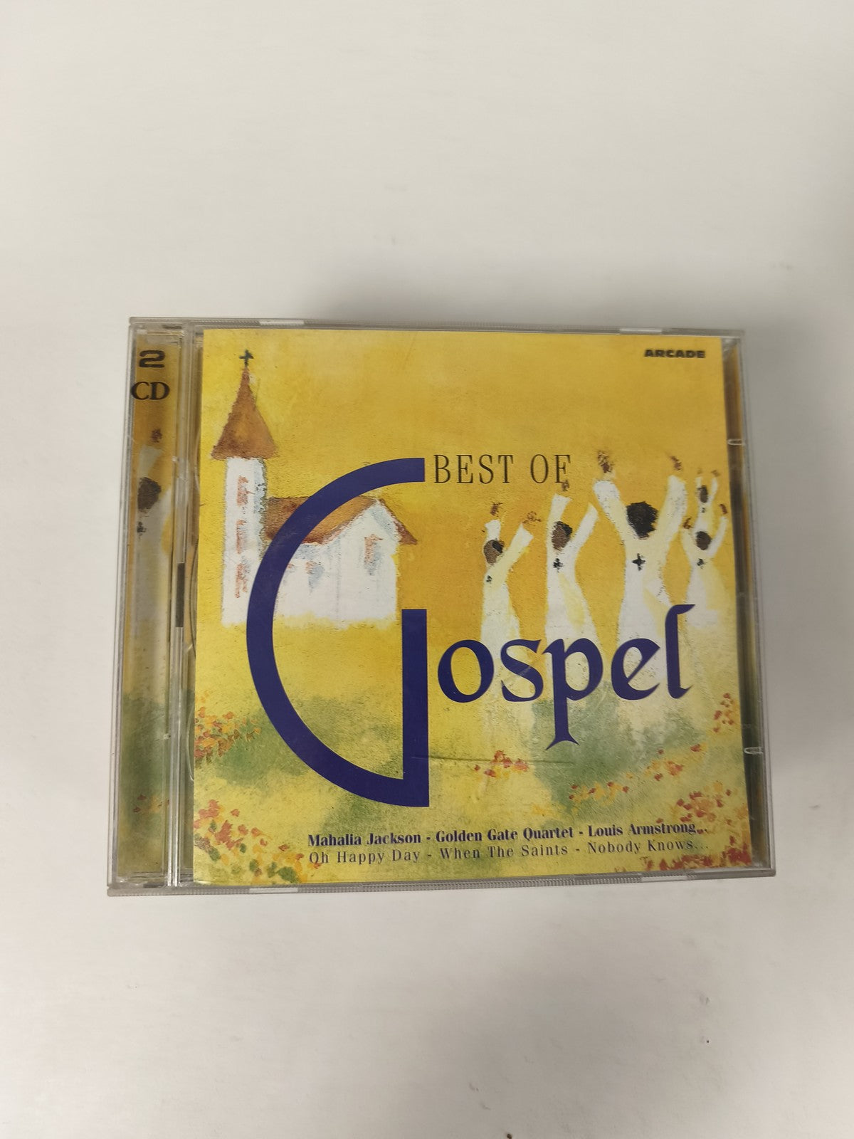 CD Best Of Gospel 2 CD Mahalia Jackson Louis Armstrong Golden Gate Quartet