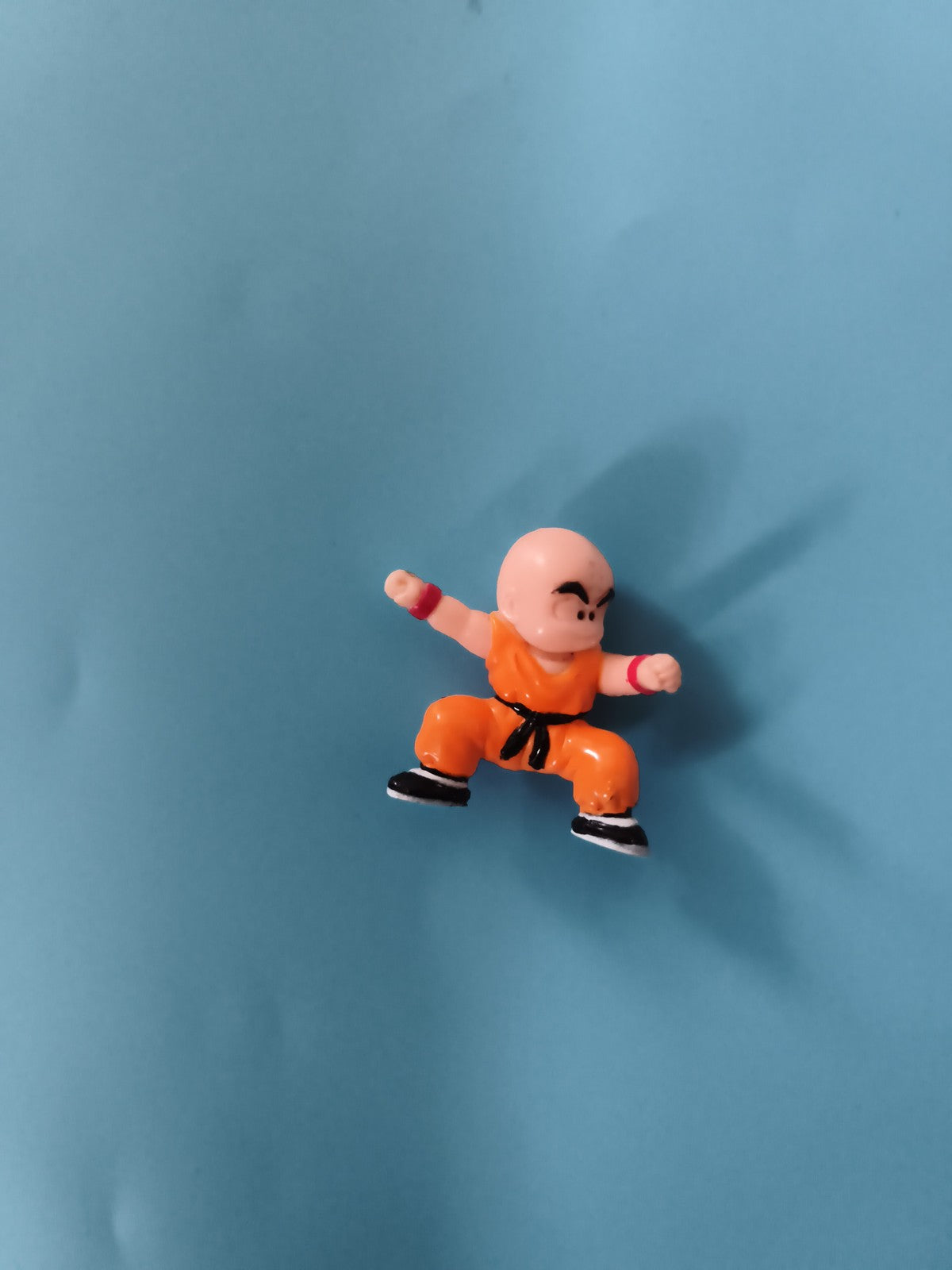 Figurine Krillin Dragon Ball Z Gashapon orange articulée personnage DBZ