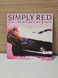 Vinyle 45 tours ancien Simply Red rétro vintage pour collection musique pop rock
