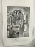 Carte postale ancienne L'Oratoire noir et blanc religieuse CPA vintage