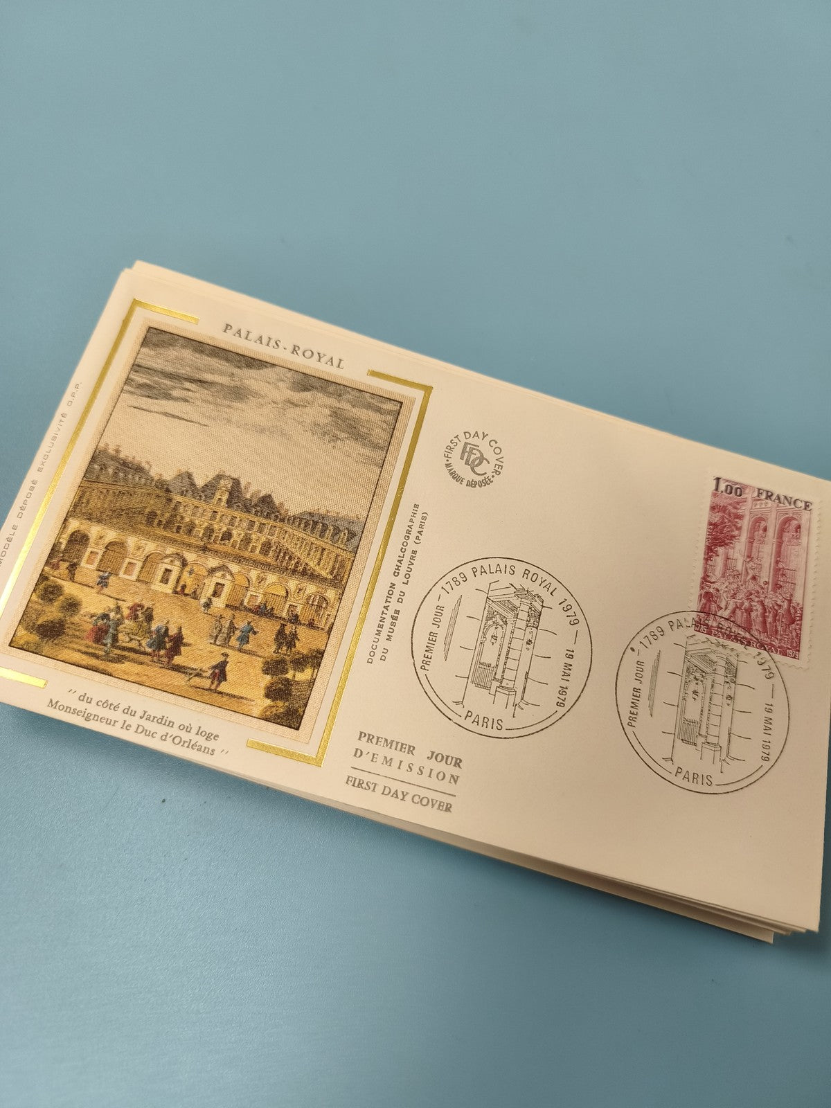 Enveloppe FDC Premier Jour d?Émission Palais Royal Paris timbre 1.00 FRANCE