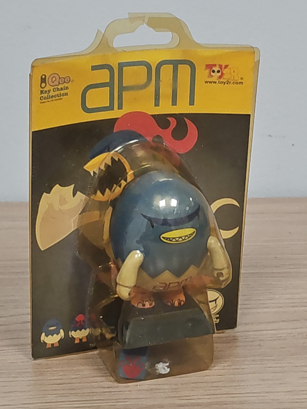 TOY2R Qee Keychain Egg Q 2.5" APM Touma Designer Vinyl Art Toy Kidrobot