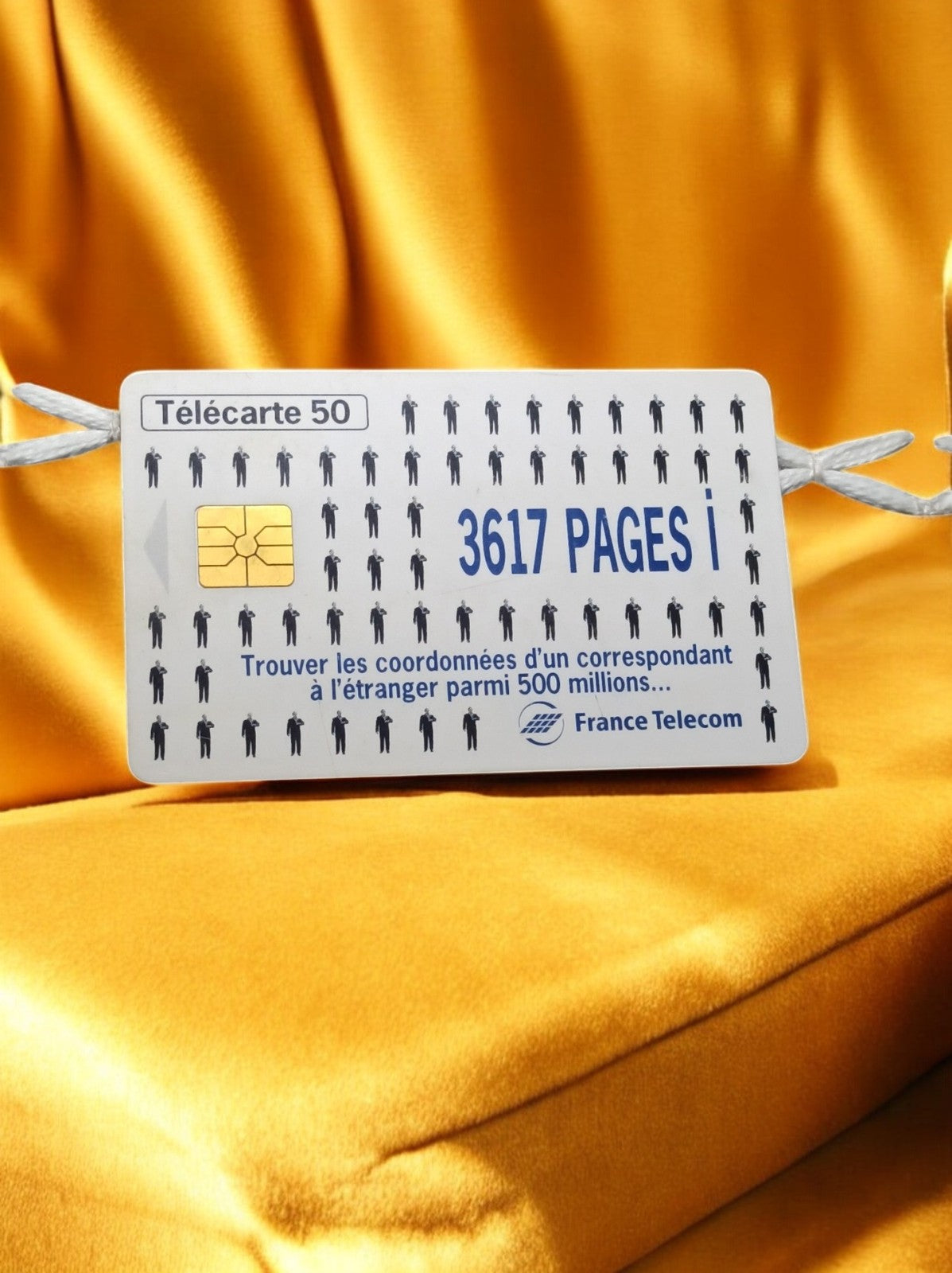 Carte téléphonique vintage Télécarte 50 France Telecom 3617 Pages puce