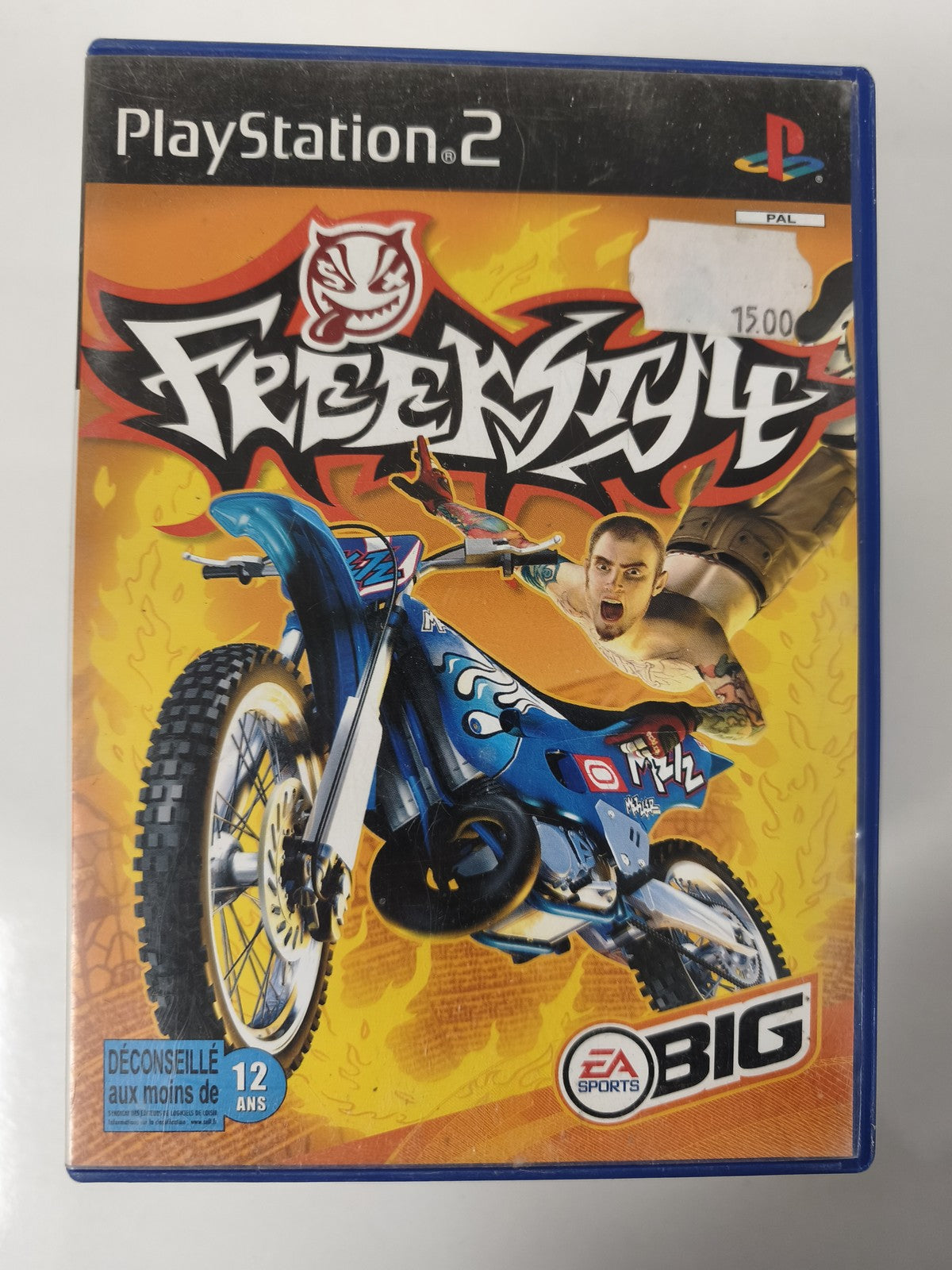 Boîtier vide d'origine pour jeu PS2 Freekstyle Sony, boite seule sans disque