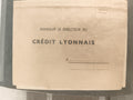 Lettre ancienne Crédit Lyonnais enveloppe administrative philatélie banque