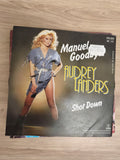 Vinyle 45T Audrey Landers Manuel Goodbye Shot Down pochette photo (Ref 1)