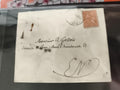 Lettre ancienne timbre 15c Cérès France XIXe, cachet Asy, philatélie vintage