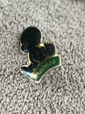 Pin's vintage Babies émaillé noir vert, badge ancien, broche années 90 (Ref 7)