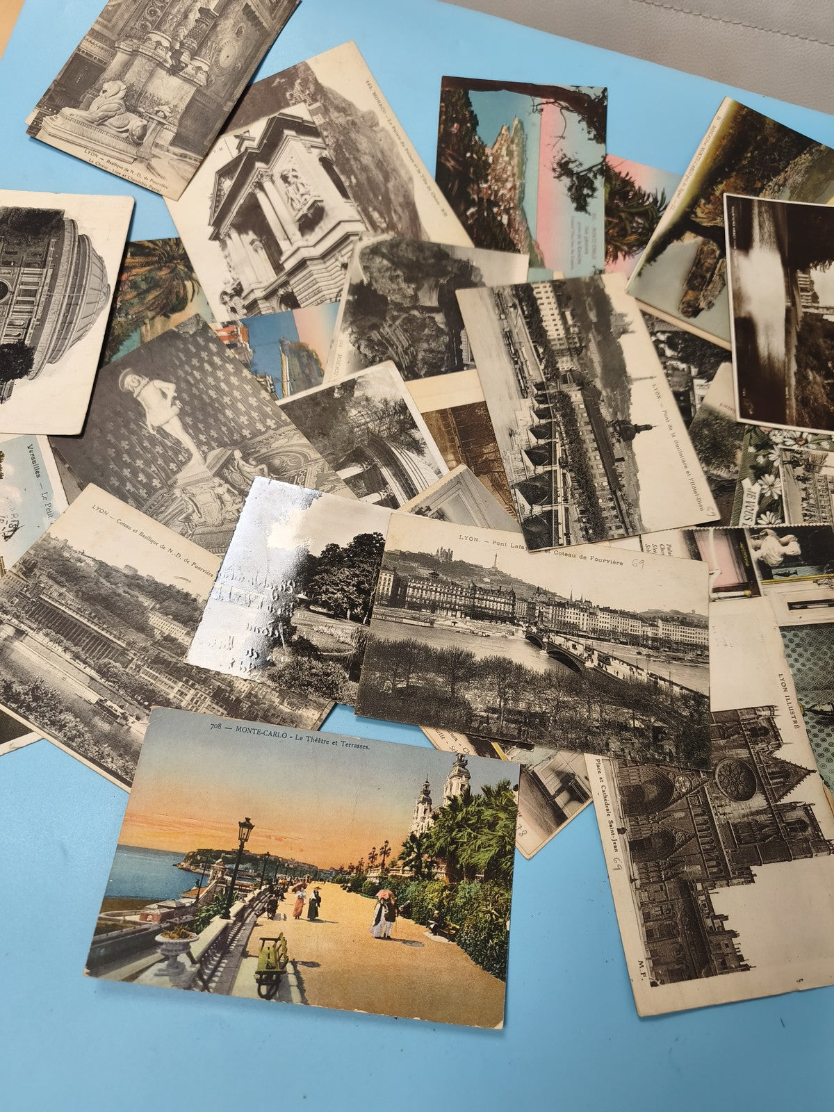 Lot cartes postales anciennes CPA vrac paysages villes France vintage collection