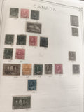 Anciens timbres Canada oblitérés XIXe-XXe, philatélie vintage, lot collection