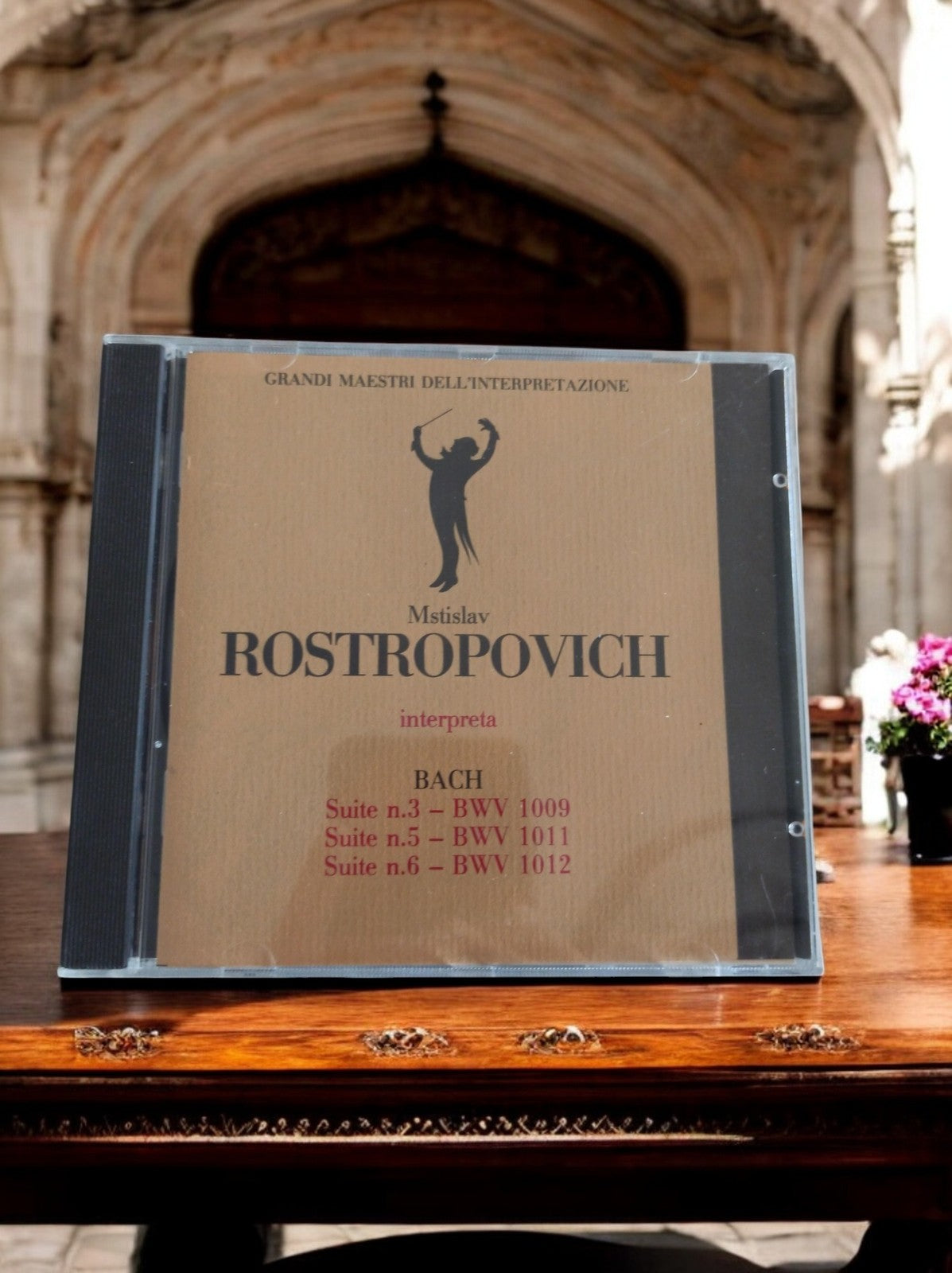 CD Rostropovich interprète Bach Suites BWV 1009 1011 1012 classique