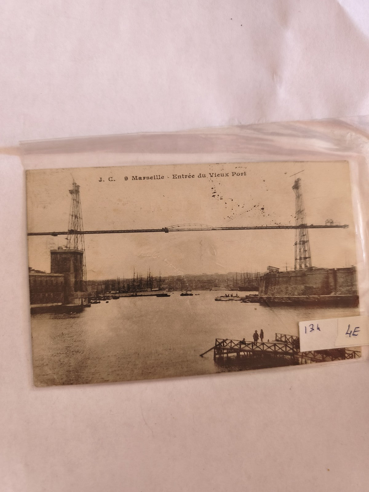 Carte postale vintage Marseille Vieux-Port, ancienne vue rétro collection