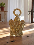 Pendentif Vintage en Métal Années 50 - Bijou Artisanal Rétro