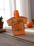 Miniature parfum Sonia Rykiel vintage flacon orange années 90 rétro t-shirt