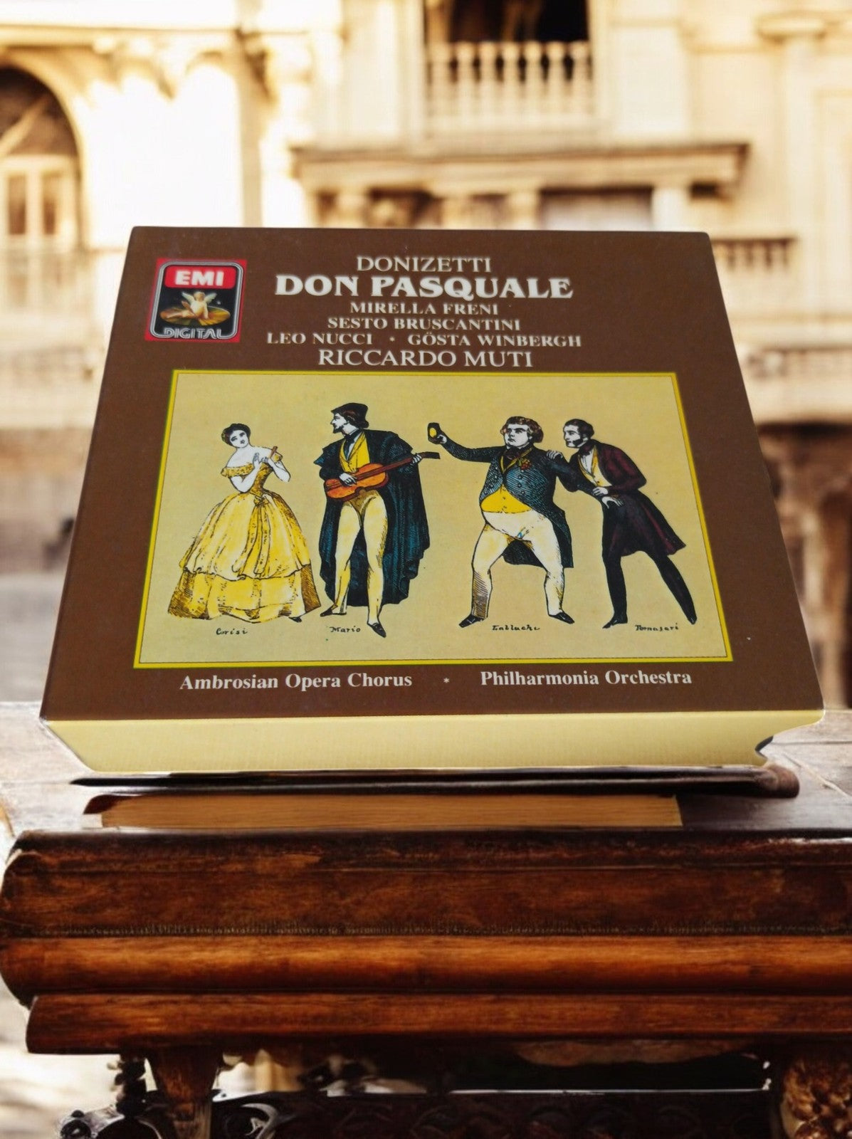Coffret CD Donizetti Don Pasquale EMI Digital Riccardo Muti opéra vintage