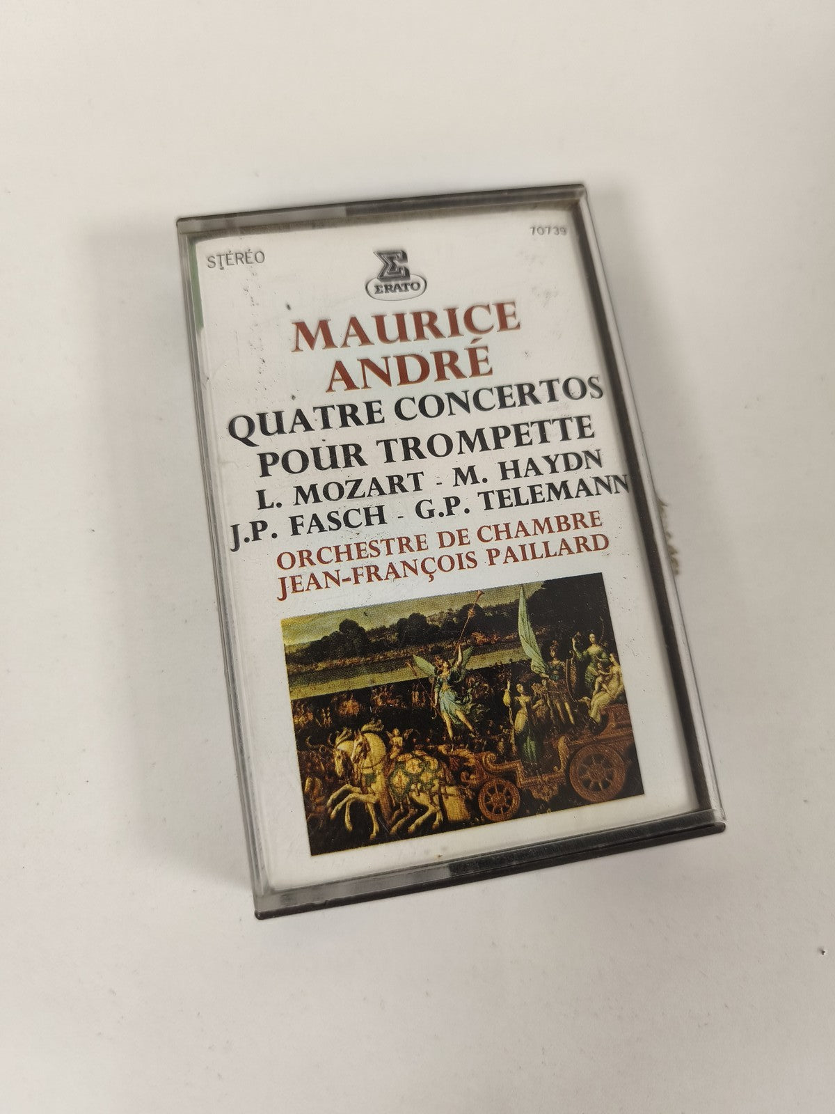 Cassette audio vintage Maurice André K7 musique classique ancien collection rétr