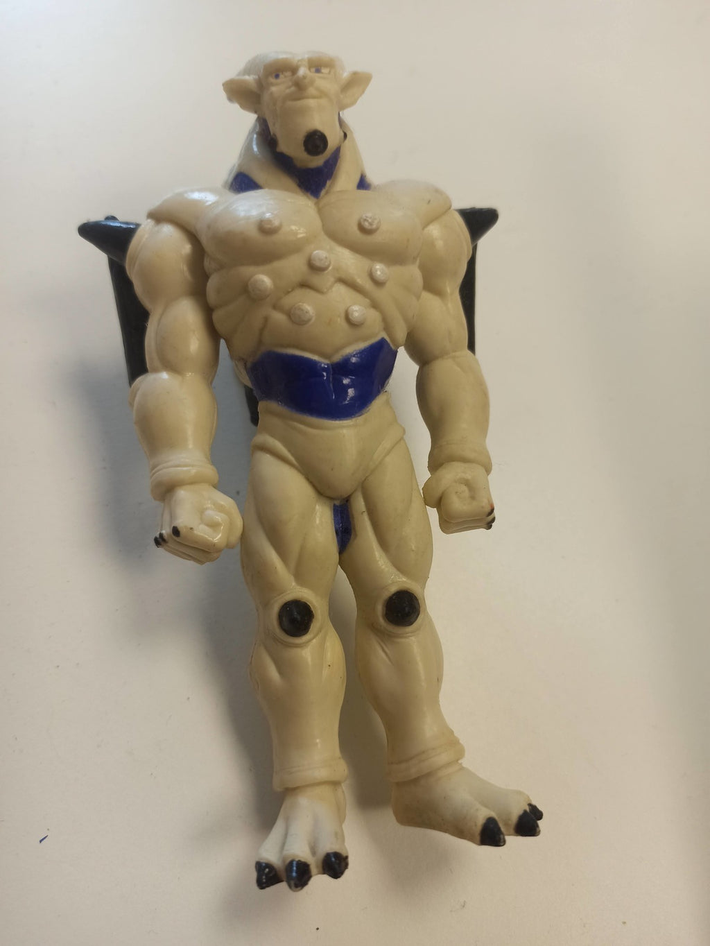 Figurine vintage Dragon Ball GT Baby mutant rétro jouet ancien couleur beige ble